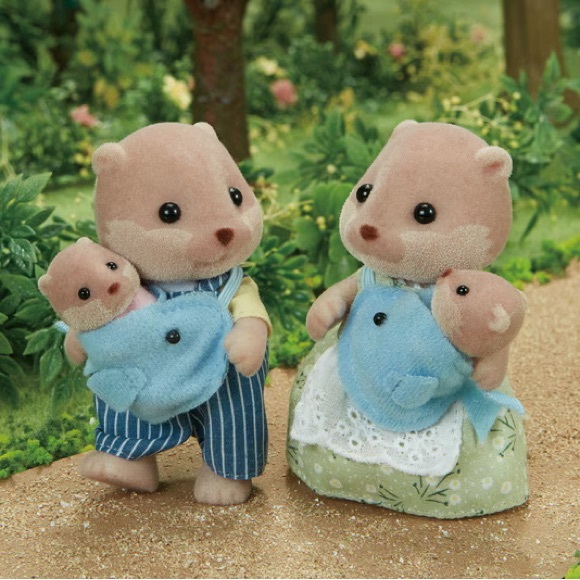 Calico Critters Splashy Otter Family